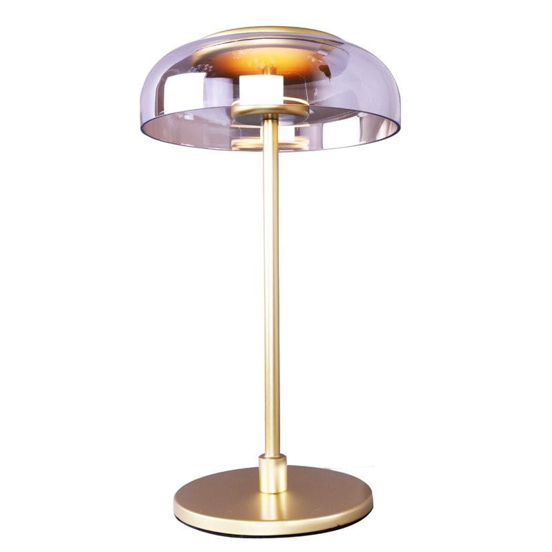 Lampa stojąca DISCO LED złota