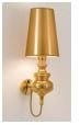Lampa ścienna QUEEN złota 18 cm