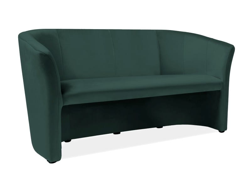 SOFA TM-3 VELVET ZIELONY BLUVEL 78 / WENGE