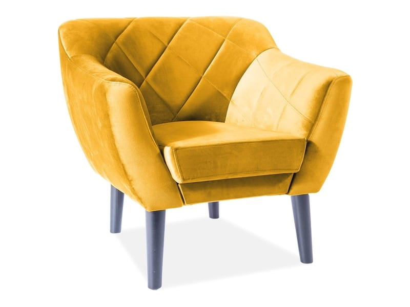 FOTEL KARO 1 VELVET CURRY BLUVEL 68 / BUK