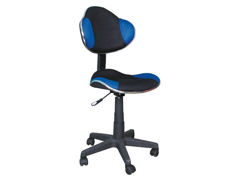 FOTEL OBROTOWY Q-G2 NIEBIESKO/CZARNY