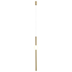 Lampa wisząca O-LINE LED 93 cm mosiądz