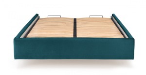 MODULO korpus łóżko 160 - ciemny zielony tap. Monolith 37 (3p=1szt)