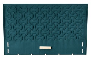 MODULO W2 łóżko 160 - wezgłowie ciemny zielony tap. Monolith 37 (1p=1szt)