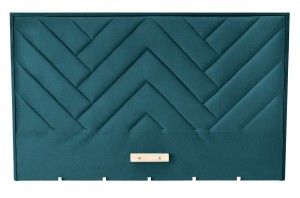 MODULO W1 łóżko 160 - wezgłowie ciemny zielony tap. Monolith 37 (1p=1szt)