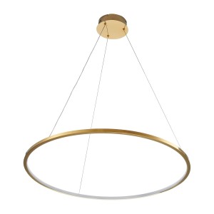 Lampa wisząca CIRCLE SLIM 60 LED złoty 60 cm