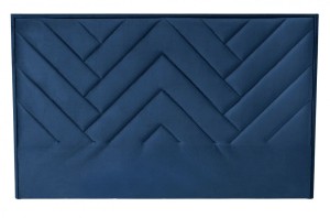 MODULO W1 łóżko 160 - wezgłowie granatowy tap. Monolith 77 (1p=1szt)
