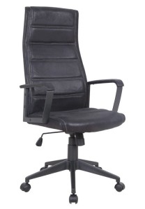 NITRO fotel gabinetowy eco skóra / tkanina, czarny / czerwony (1p=1szt)