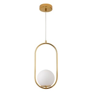 Lampa wisząca COSTA SOLO złota 40 cm