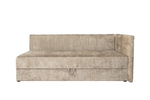 RICKY 90 łóżko z pojemniekiem na pościel i wbudowanym materacem beżowy (1p=1szt)