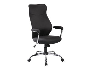 FOTEL OBROTOWY Q-319 CZARNY