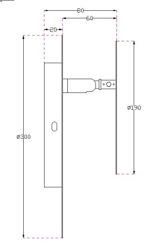 Lampa ścienna PILLS biała 30cm