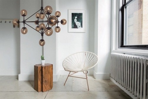 Lampa wisząca ASTRIFERO-15 transparentno czarna 110 cm
