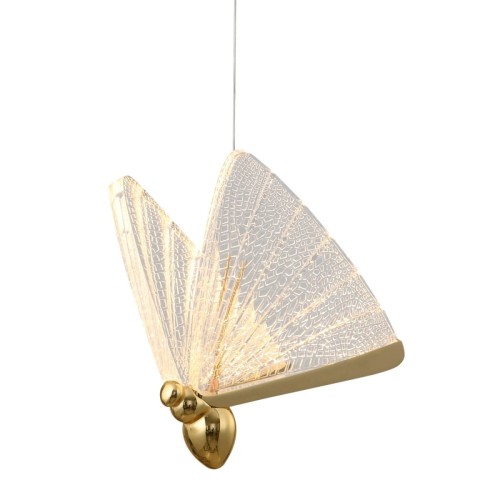 Lampa wisząca BEE LAMP 5 LED czarna 45 cm