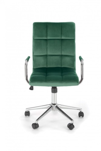 GONZO 4 fotel młodzieżowy ciemny zielony velvet (1p=1szt)