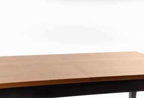 WINDSOR stół rozkładany 160-240x90x76 cm kolor ciemny dąb/czarny (2p=1szt)