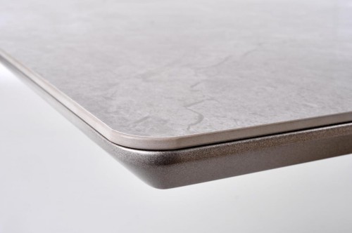 VALENTINO stół rozkładany jasny popiel/złoty (3p=1szt)