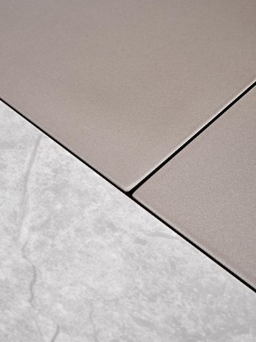 VALENTINO stół rozkładany jasny popiel/złoty (3p=1szt)