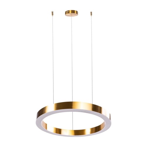 Lampa wisząca CIRCLE 40 LED mosiądz szczotkowany 40 cm