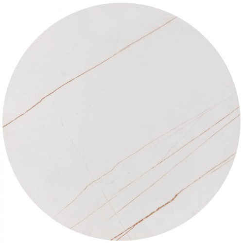 FATIMA zestaw 2 ław, biały marmur / złoty (1p=1szt)