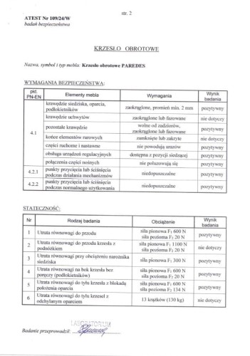 PAREDES fotel gabinetowy czarny (1p=1szt))