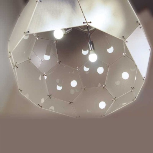 Lampa wisząca DOME półtransparentna 80 cm