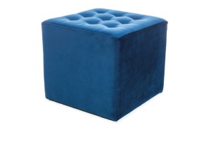 PUF LORI VELVET  GRANATOWY BLUVEL 86