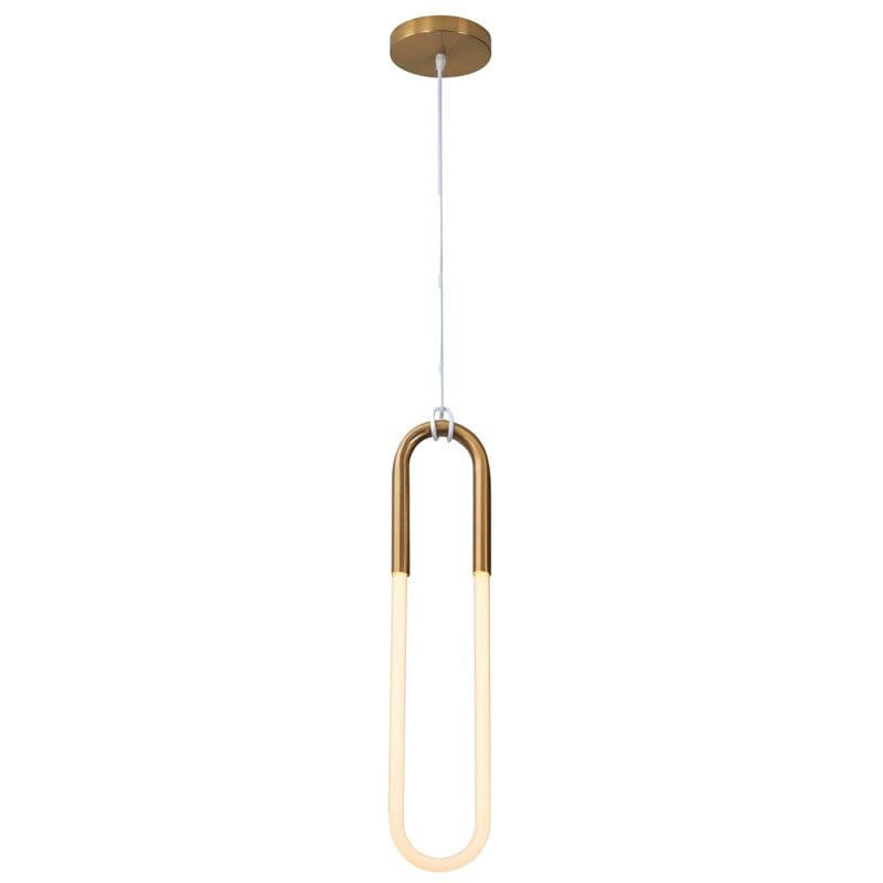 Lampa wisząca U-SHAPE mosiądz 60 cm