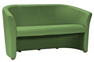 SOFA TM-3 ZIELONA EK-11 / WENGE