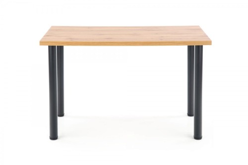 MODEX 2 120 stół kolor blat - dąb wotan, nogi - czarny (2p=1szt)