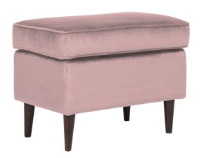 PODNÓŻEK RON VELVET ANTYCZNY RÓŻ BLUVEL 52 / WENGE (P)