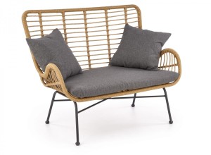 IKARO XL sofa naturalny-popiel (1p=2szt)