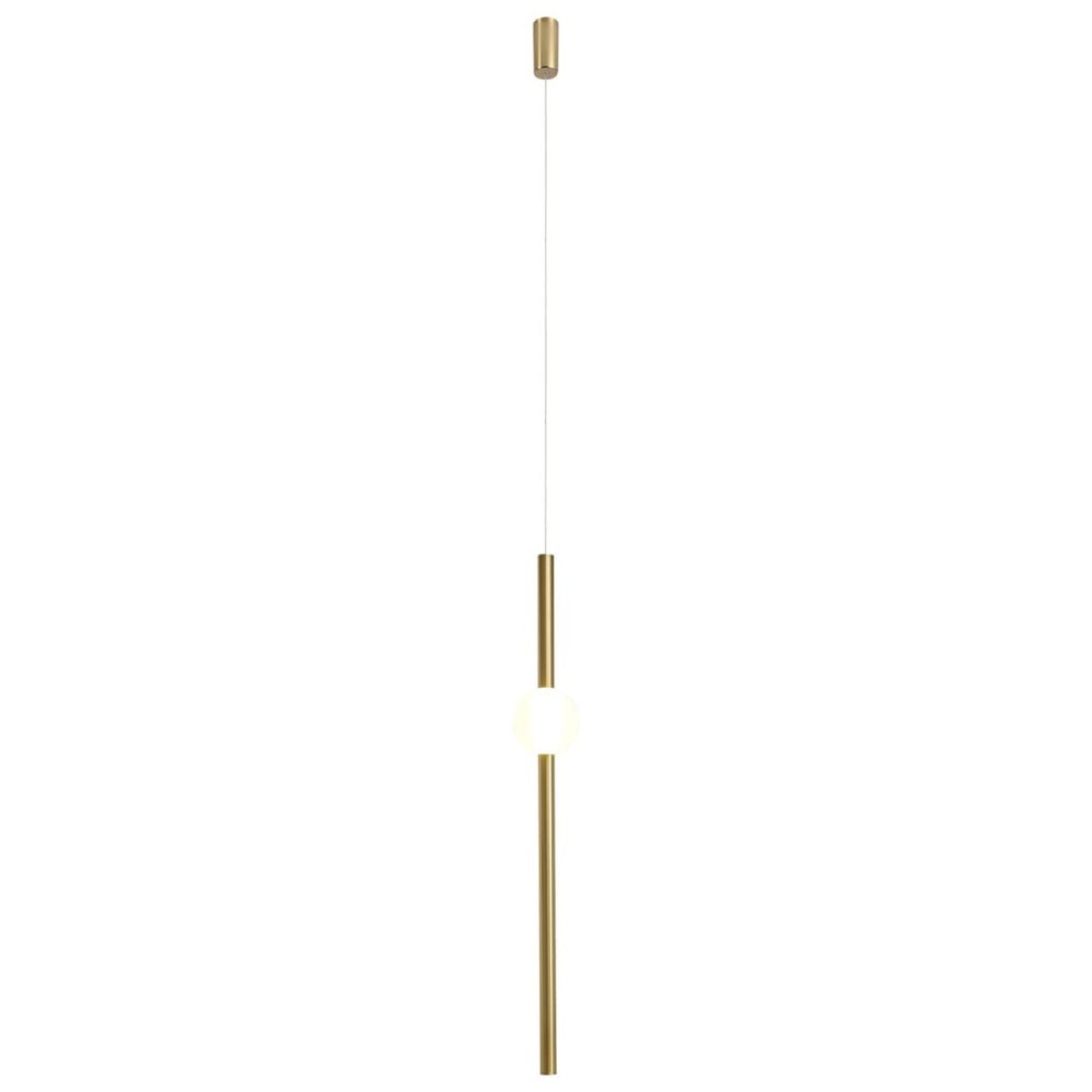 Lampa wisząca O-LINE LED 93 cm mosiądz