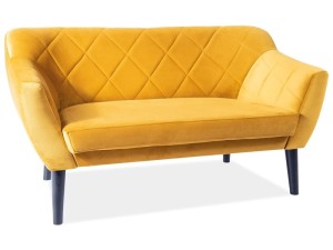 SOFA KARO 2 VELVET CURRY BLUVEL 68 / WENGE