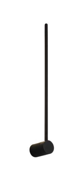Lampa ścienna SPARO czarna 60 cm