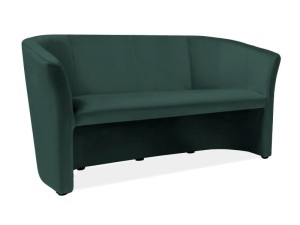 SOFA TM-3 VELVET ZIELONY BLUVEL 78 / WENGE
