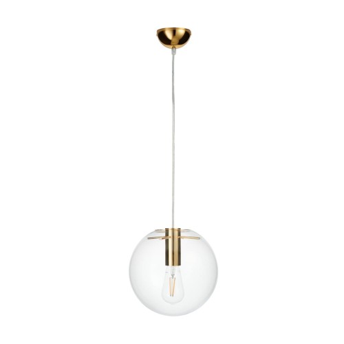 Lampa wisząca TONDA złota 25 cm