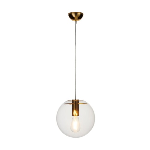 Lampa wisząca TONDA złota 25 cm