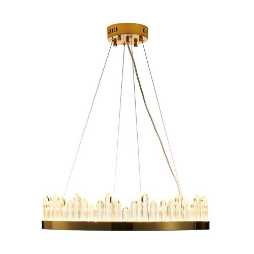 Lampa wisząca LUSSO LED złota 60 cm