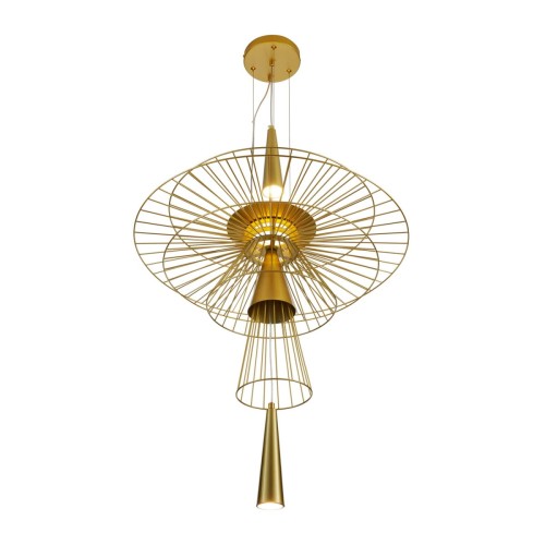 Lampa wisząca SUSSO L złota 60 cm