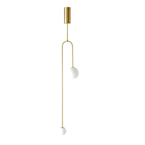 Lampa wisząca LOOP czarna 123 cm