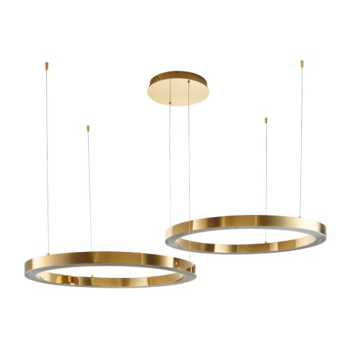 Lampa wisząca CIRCLE 60+60+60 LED złoty połysk na 1 podsufitce