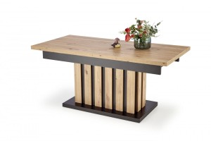 BARETTI ława dąb artisan/czarny (4p=1szt)