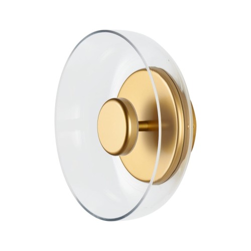 Lampa ścienna DISCO LED czarna 23 cm