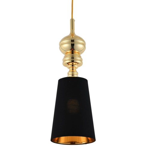 Lampa wisząca QUEEN-1 czarna 18 cm