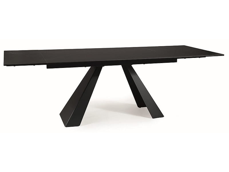 STÓŁ SALVADORE CERAMIC CZARNY SAHARA NOIR/CZARNY MAT (160-240)X90