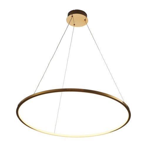 Lampa wisząca CIRCLE SLIM 60 LED złoty 60 cm