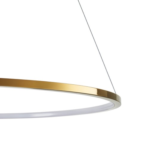 Lampa wisząca CIRCLE SLIM 60 LED złoty 60 cm