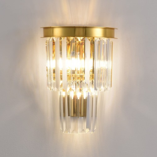 Lampa ścienna SPLENDORE złota 20 cm