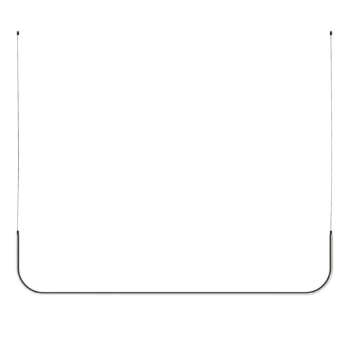 Lampa wisząca MINIMA-2 led czarna 120 cm